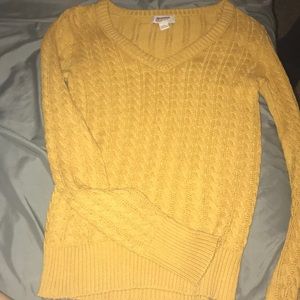 Yellow sweater